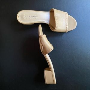 Via Spiga slides - nude color